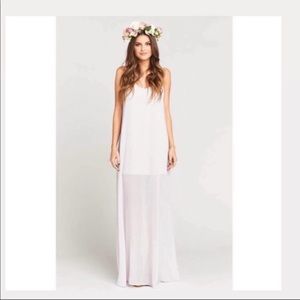 SHOW ME YOUR MUMU Jolie Maxi Dress Boho Slip Dress Dusty Purple Color